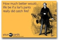 Liar card from eCards