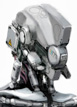 Robot head from Aaron Beck's concept art for Elysium